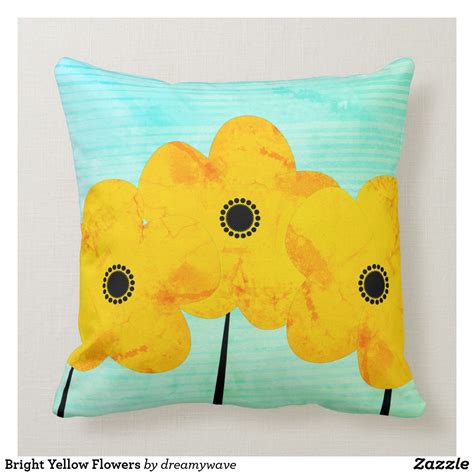 yellow floral throw pillows|bright yellow throw pillows.